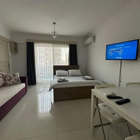 아파트 Pool View Spacious Studio, Seashell 8 By Myguest Cyprus 애이오스여리오스